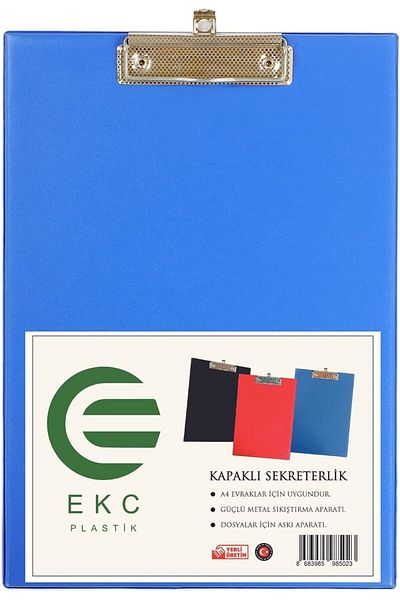STOREMAX Bystoreby Plastic - A4 Secretarial with Lid Blue, Memo Pad Writing Tablet Newdesing 646268