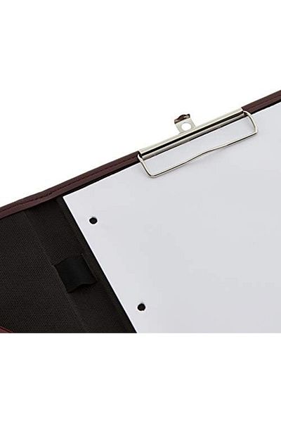STOREMAX Bystoreby 412-4 Secretary Nota A4 Secretarial File Secretarial Tabula with Leather Cover, Burgundy New
