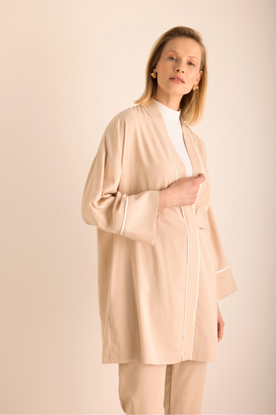 Aker Kemeri Düğme Detaylı Cotton Kap