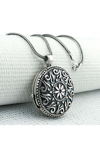 baGGis Official Açılır Kapanır Kapaklı 925 Ayar Cevşen Muska Kabı Kolye Büyük...