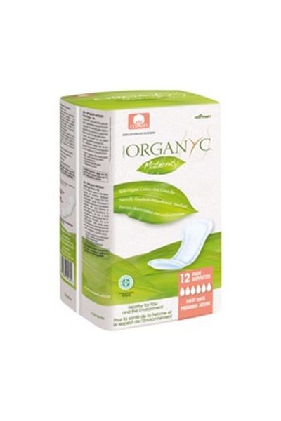Organyc First Days Maternity Pads 12 pcs