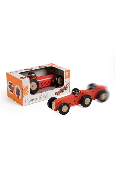 Mappy Wooden car