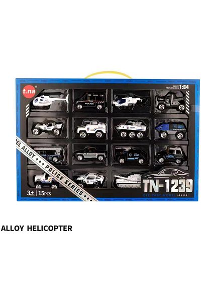 Mappy Mappy playset with 15 police vehicles