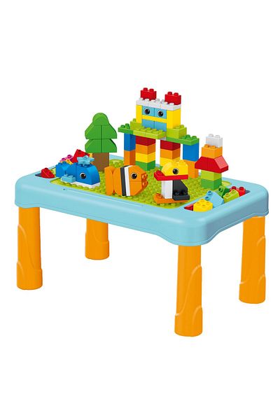 Mappy Mappy construction table and cubes set