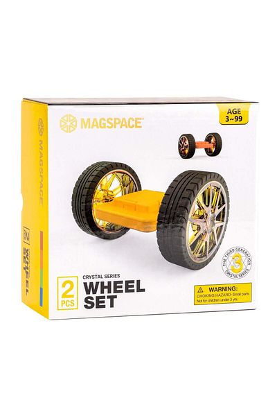 Magspace Set de constructie magnetic Magspace - Wheels Set