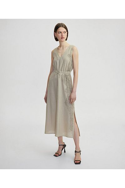 İpekyol Embroidered Midi Dress