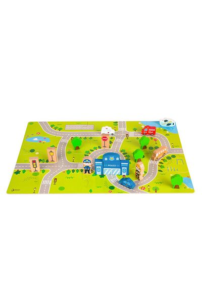 Mappy Set cuburi de constructie Mappy City Building