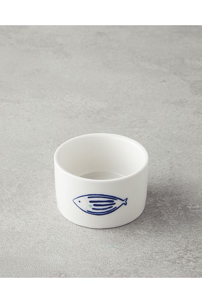 English Home Marinique Stoneware 4-Piece Snack Bowl 6.5 cm Blue
