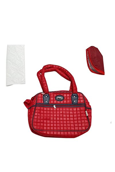 bebegen Kırmızı Kapitone Çanta Termosluk Altaçma