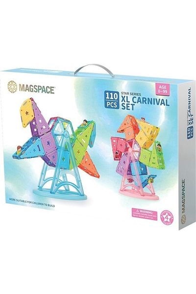 Magspace Set de constructie magnetic Magspace - Carnival set XL