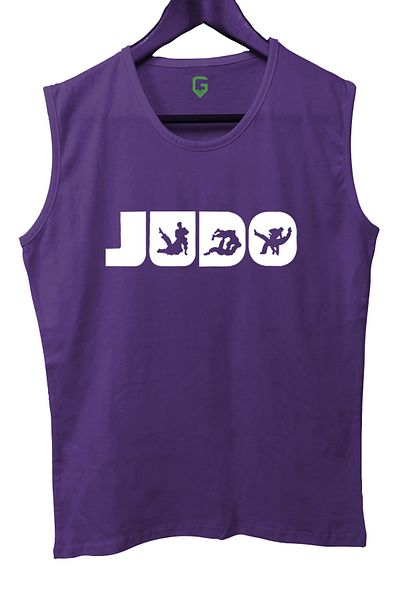 TOP GLORY Judo Printed Sleeveless Athlete T-Shirt Tank Top Athlete Fitness Athlete