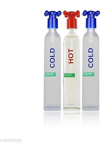 Benetton United Colors of Benetton Hot & Cold 3 Piece Combo Set