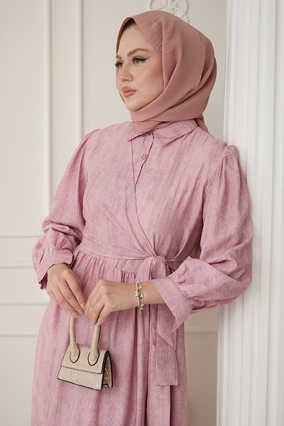 InStyle Cross Tie Powder Dress