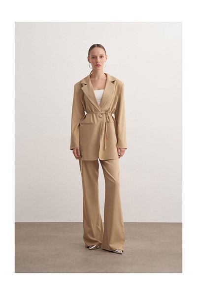 FUSHYA Σετ με παγιέτες με λεπτομέρειες Blazer