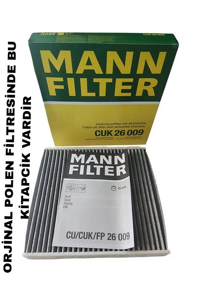 Mann Fılter فولكس فاجن كرافتر II 30، 35 2.0 Tdı 103kw 140hp بولين فلتر المقصورة Cuk26009 مان