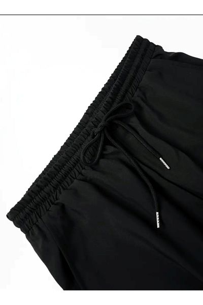 FUNSTYLE Men's Black Relaxed Cut Sweatpants