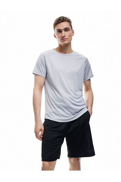 Koton Short Sleeve Crew Neck Raglan Sleeve Back Printed Slim Fit Sports T-Shirt