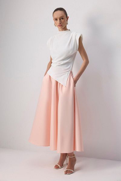 Touché Privé GREATED SATIN SKIRT