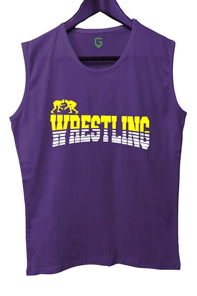 TOP GLORY Westernx Printed Sleeveless Athlete T-Shirt Tank Top Athlete Fitness Tank Top
