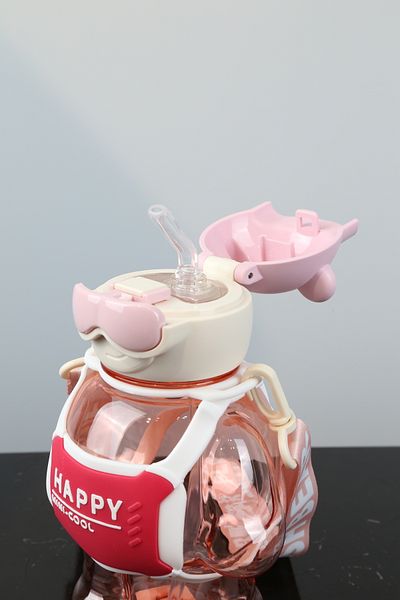 imsaconcept Cute 3D Pattern Water Bottle Bpa Free for Athletes, Campers, Kids 1St Grade Quality