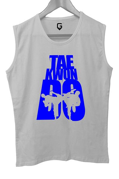 TOP GLORY Αμάνικο αθλητικό μπλουζάκι με στάμπα Taekwondo Tank Top Athlete Fitness Singlet