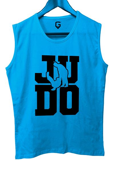 TOP GLORY Judo Printed Sleeveless Athlete T-Shirt Tank Top Athlete Fitness Athlete