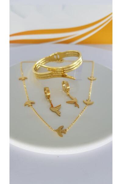 SONES Martı Gold Çelik Takı Seti 358