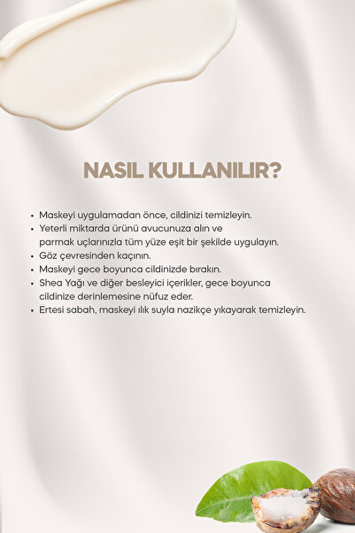Missha Shea Yağı İçeren Besleyici Uyku Maskesi A'PIEU Fresh Mate Shea Butter Mask Nutrition