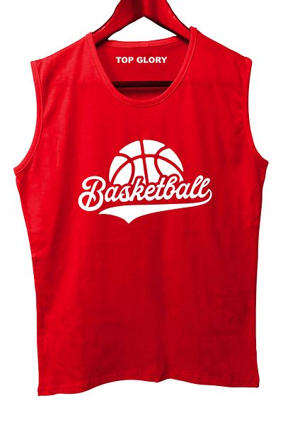 TOP GLORY Basketballq Printed Sleeveless Athlete T-Shirt Tank Top Athlete Fitness Singlet