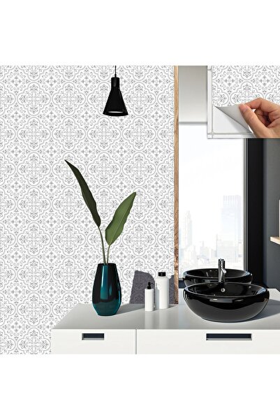 TİNK Kendinden Yapışkanlı Gri Motifli Desenli Pvc Karo 30x30 Cm (33 ADET) 3 M²