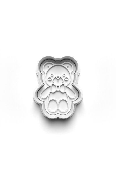 Adana Pasta Malzemeleri لعبة الدب قالب الكعك والختم 3D-0521_1