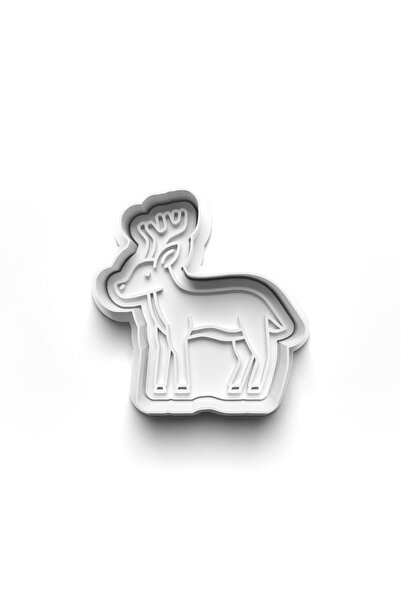 Adana Pasta Malzemeleri قالب قطع وطوابع حيوانات الغابة 3D-0357_3