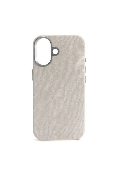 megaMobile megaMOBILE® DENIM case for iPhone 16 Plus, gray