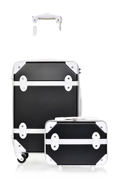 MORANO Morano Classic Vintage Design Luggage with Safety Lock and Spinner Wheels, Airplane Size and Handbag