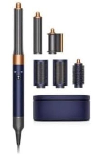DYSON Airwrap Complete Long Curling Iron With 6 Accessories Prussian Blue/Rich Copper HS05 Blue/ROSE