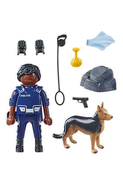Playmobil Special Plus - Politist cu catel
