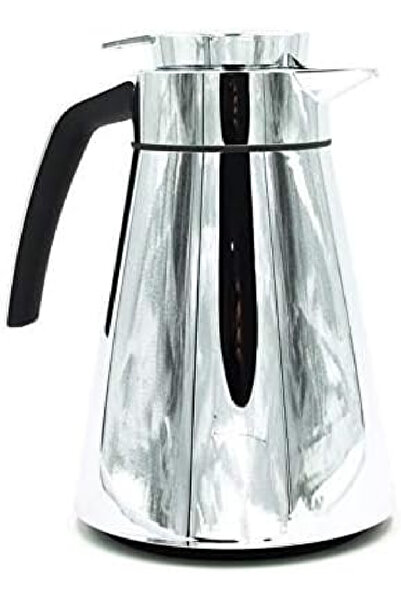 emsa Cone Flask, 1L, Chrome – Stylish, Durable, Leak-Proof with Long-Lasting Thermal Insulation