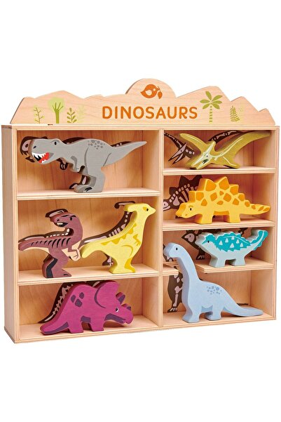 Tender Σετ 8 ξύλινων φιγούρων Tender Leaf Toys - Δεινόσαυροι