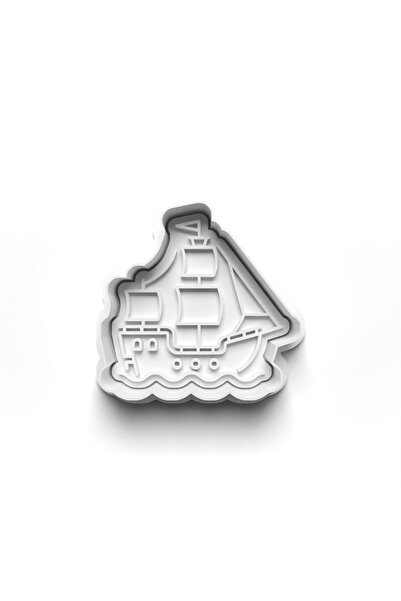 Adana Pasta Malzemeleri قالب قاطع وطوابع بسكويت القرصان 3D-0524_3