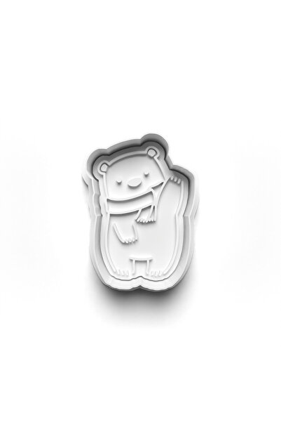 Adana Pasta Malzemeleri قالب وقطاعة وطوابع لبسكويت الدب القطبي الشمالي 3d-0739_1