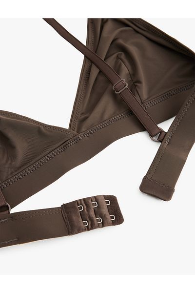 Koton Γυναικείο σουτιέν Bralet από Micro Fabric Comfortable Fit χωρίς επένδυση χωρίς Underwire