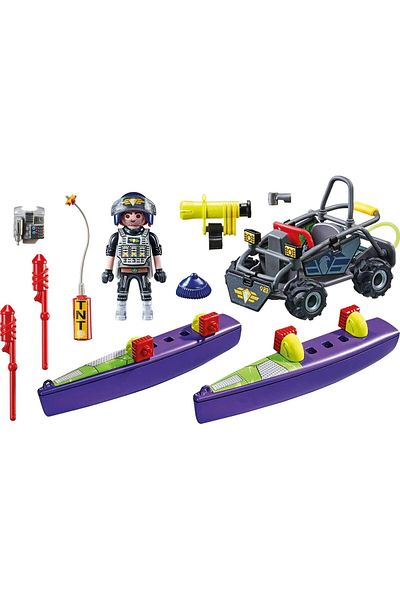 Playmobil City Action - SWAT vehicle for land and water