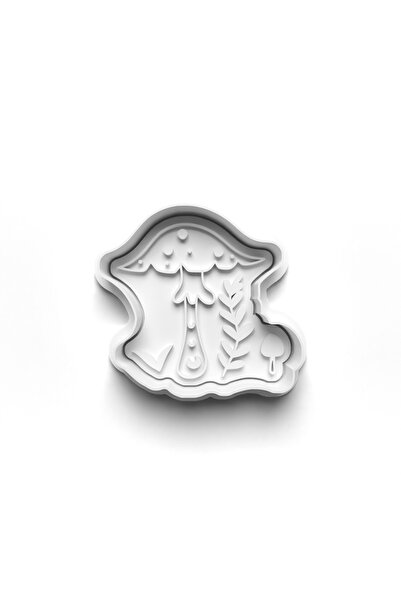 Adana Pasta Malzemeleri قالب قطع وطوابع كوكيز الفطر الغامض 3D-0589_3