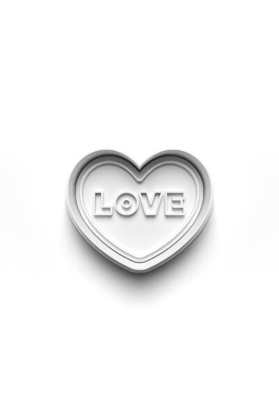 Adana Pasta Malzemeleri قالب قطع وطوابع كوكيز الحب 3D-0530_3