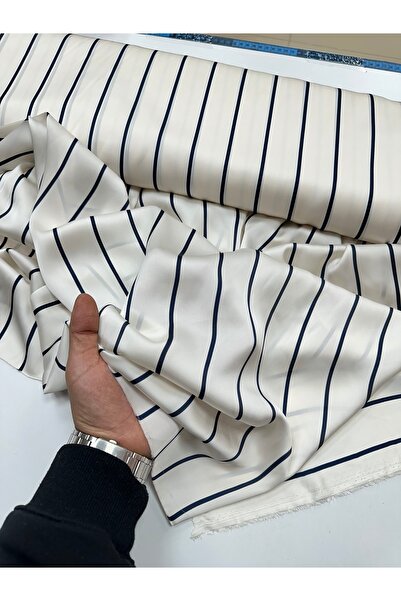 Şanlı Kumaş Striped Satin Fabric Width:150Cm