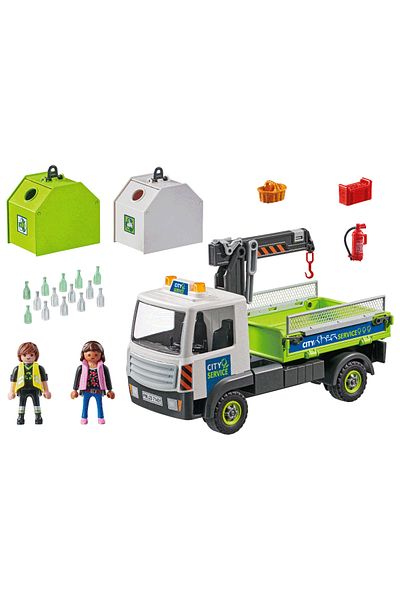 Playmobil City Action - Bottle recycling truck