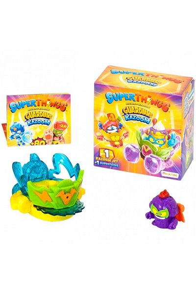 SuperThings Set figurina si vehicul SuperThings - Guardians of Kazoom