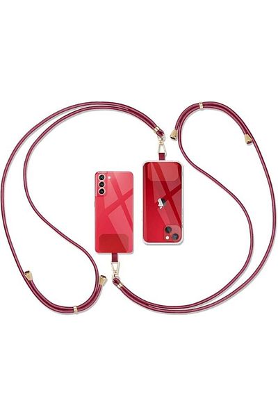 DiDaDi Set of 2 strings for DiDaDi cover, textile, red, 75 cm