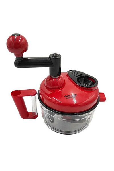 Generic Manual Vegetable Cutter Transparent/Red/Black
