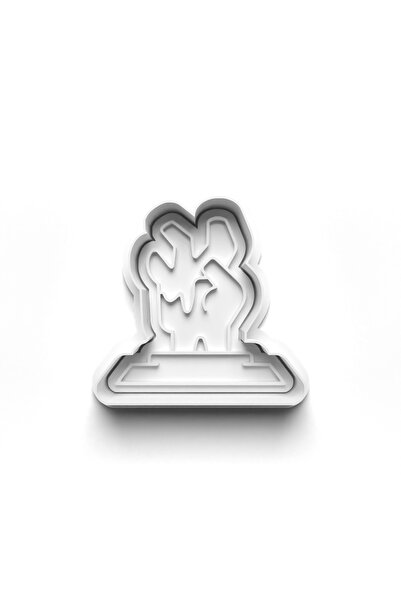 Adana Pasta Malzemeleri قالب كوكيز الهالوين زومبي من كاديلز وطوابع 3D-0695_2